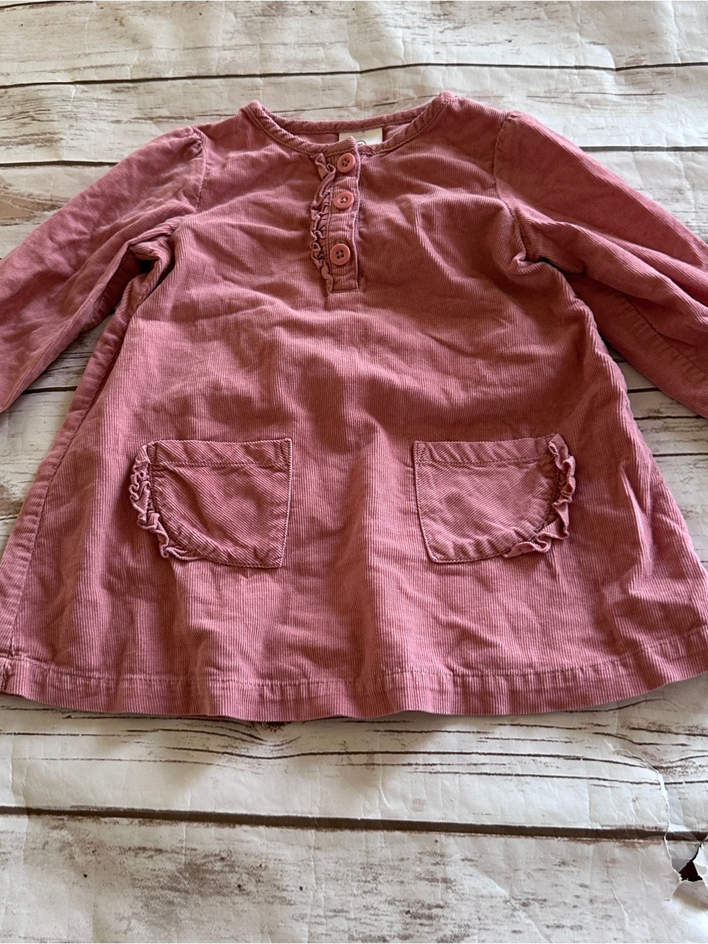 Hanna Andersson Pink mauve corduroy dress